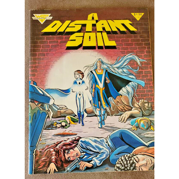 WARP GRAPHICS 1984 - A DISTANT SOIL #1 and #3 - Collen Doran - Picture 2 of 5